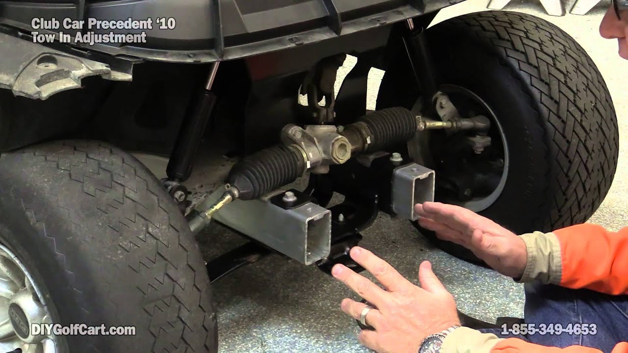 How To Adjust The Toe In On A Club Car Precedent Golf Cart 