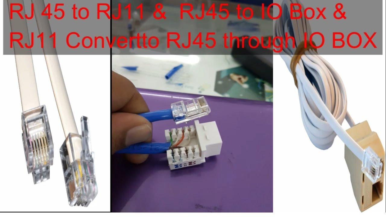 How To Convert Rj45 To RJ11 Or Rj11 To Rj45 YouTube