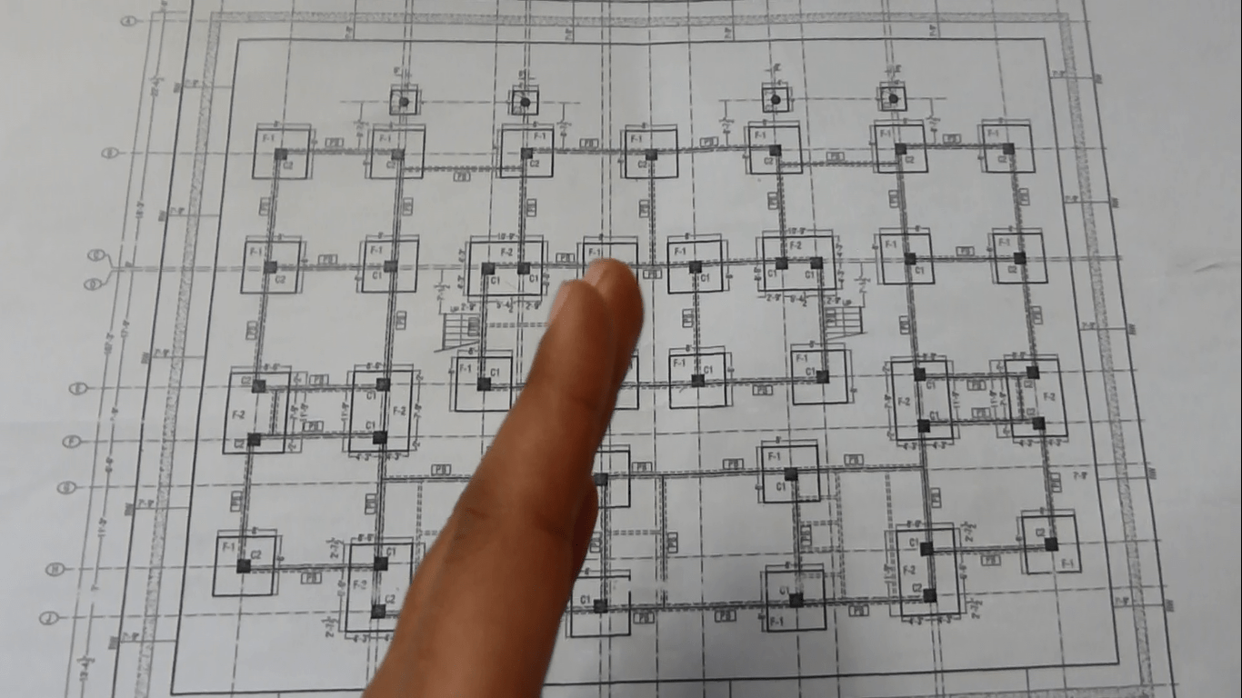 How To Read Building Foundation Construction Drawing Plan 