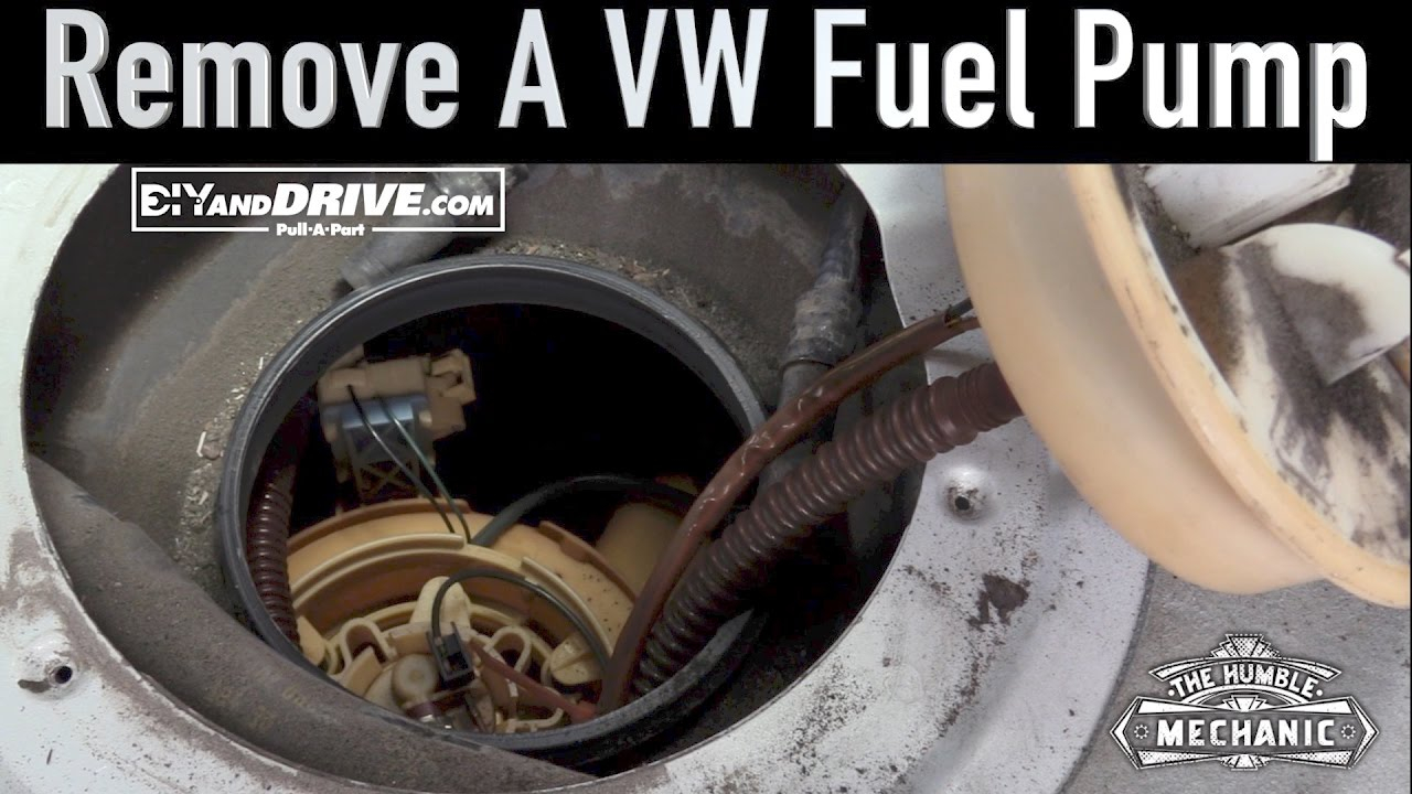 How To Remove A VW Fuel Pump Salvage Yard Tips YouTube