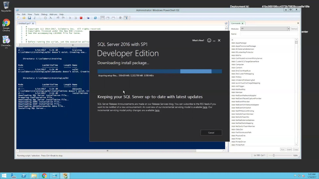 Microsoft SQL Server 2016 Developer Edition Installation 
