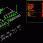 Public Toilets Plumbing Layout Isometric 97 9 KB Bibliocad