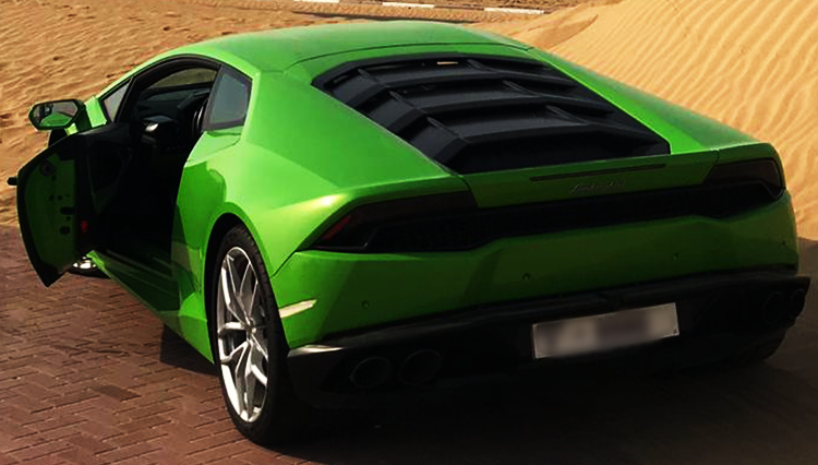 Rent Lamborghini Huracan Green 2018 In Dubai Car Rental DXB