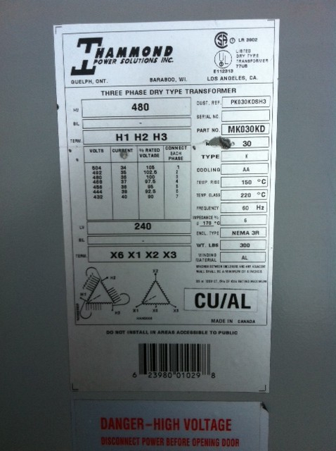 Rewiring Transformer From 3 Phase To Single Phase