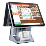 15 Inch 2 Touch Screen Restaurant Ordering System Pos