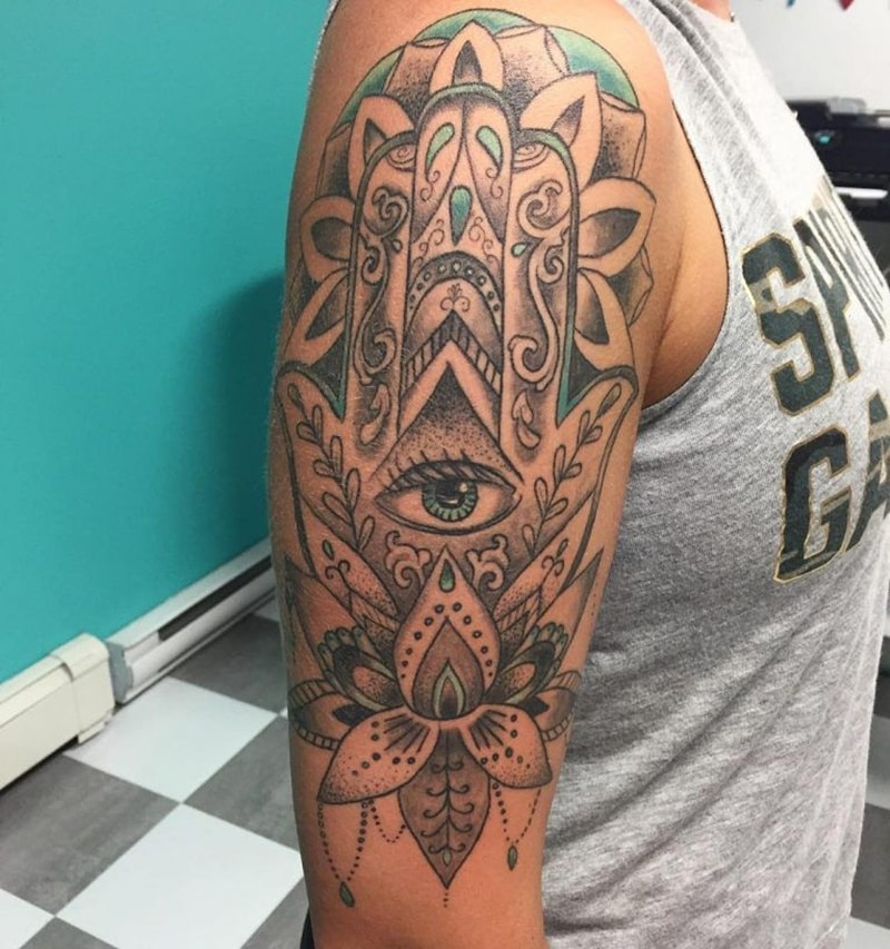 155 Hamsa Tattoo Ideas That Pop with Meaning 