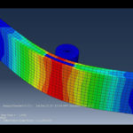 Abaqus Contact Model Tutorial Three Point Bend YouTube