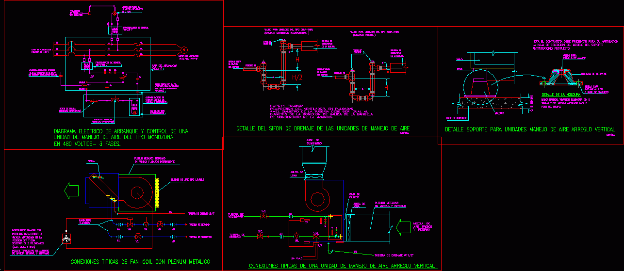 Air Handling Unit DWG Detail For AutoCAD Designs CAD