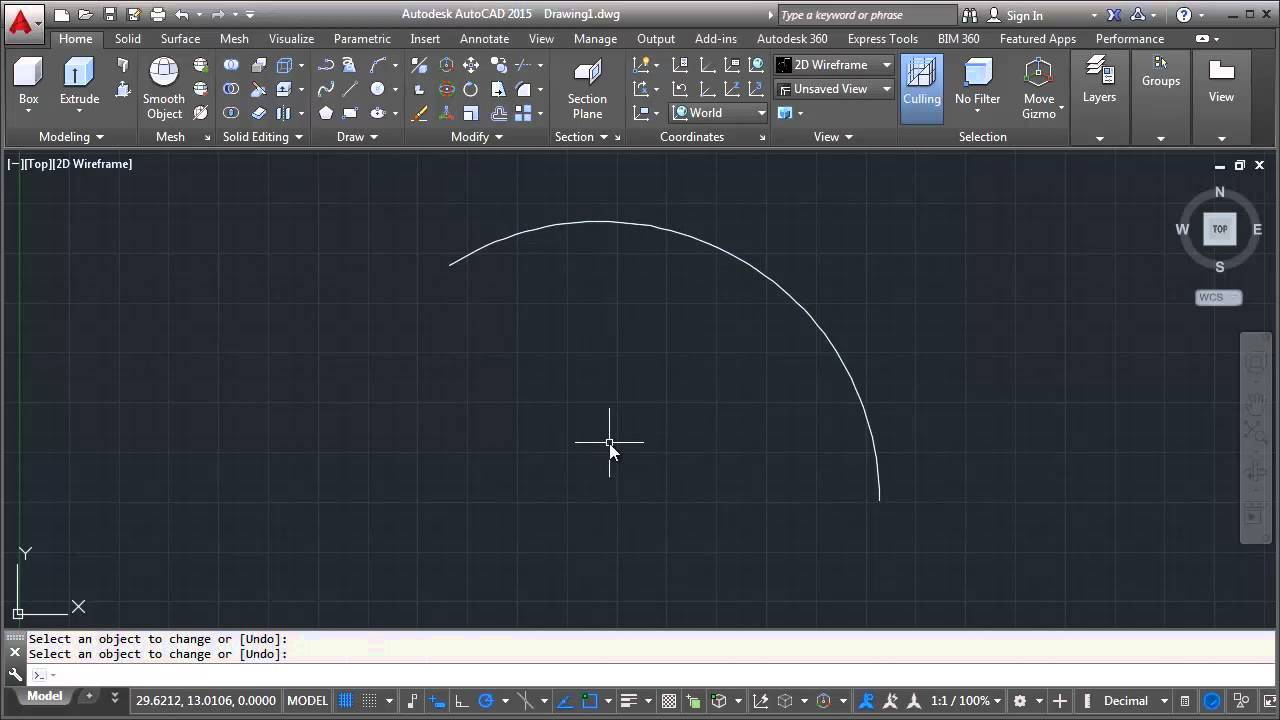 AutoCAD Draw ARC With Specific Length YouTube