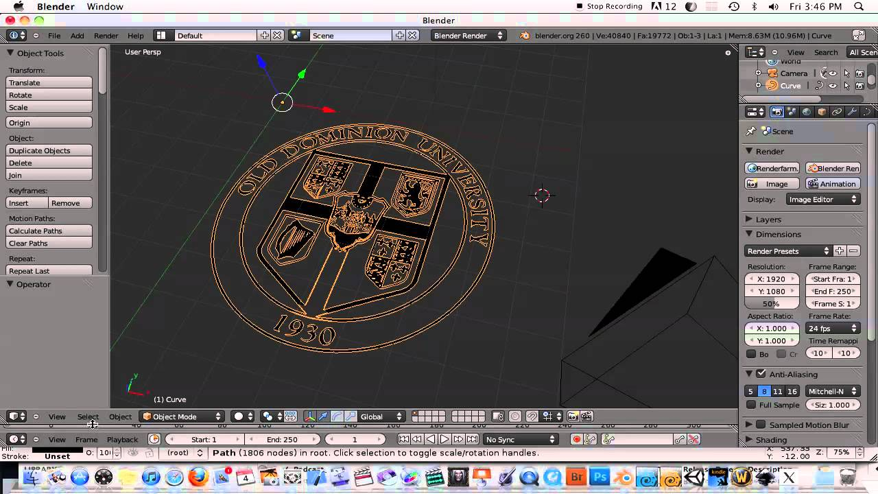 Blender Converting 2D Image To 3D Object YouTube