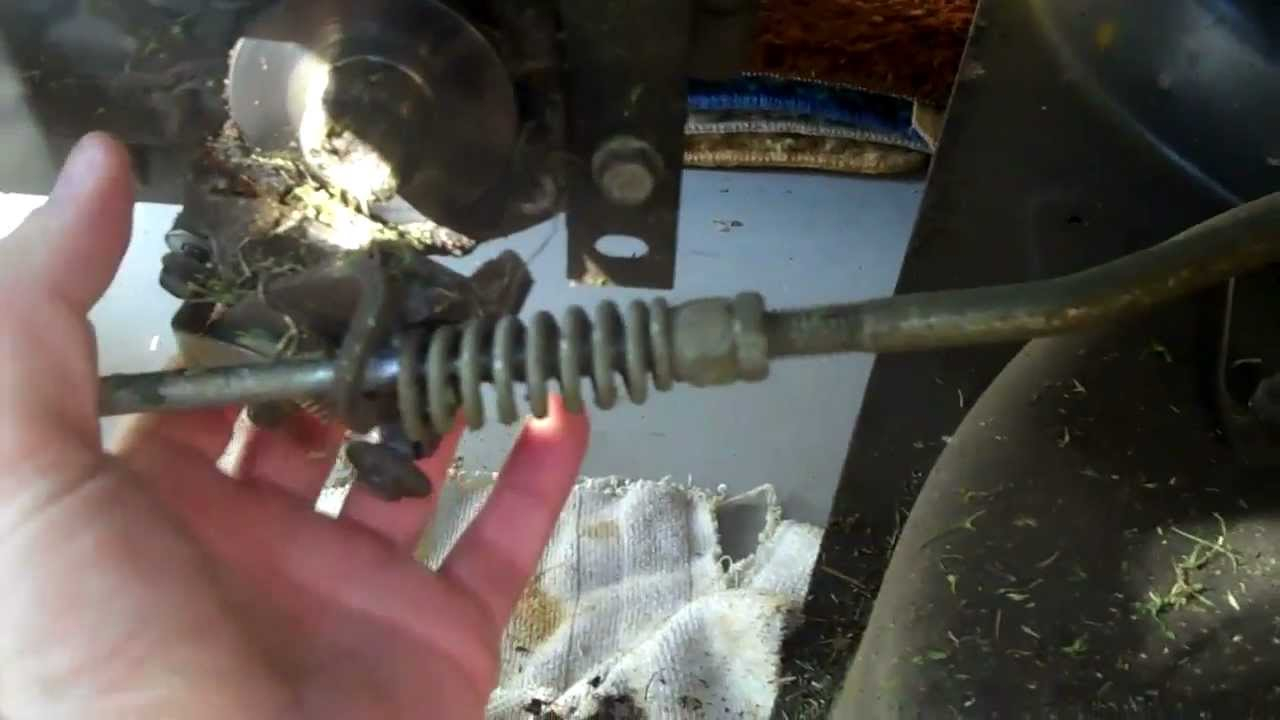 Brake Clutch Maintenance On Craftsman Lawn Tractor YouTube