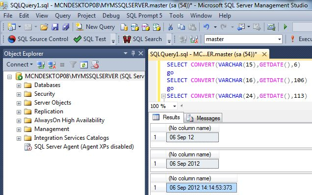 Cast And Convert Functions In SQL Server