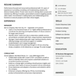 Consulting Resume Sample Free Download Writing Tips