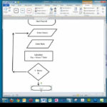 Creating A Simple Flowchart In Microsoft Word YouTube