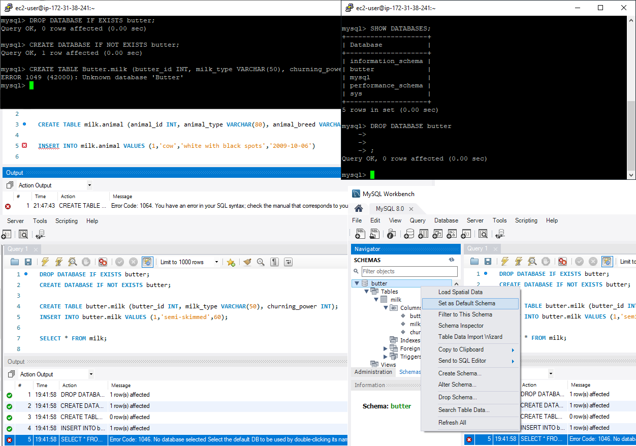 Creating MySQL Databases Tables with Added Tips 