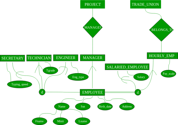 ER Diagram Geeksforgeeks