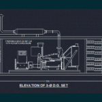 Diesel Generator In AutoCAD CAD Download 228 9 KB