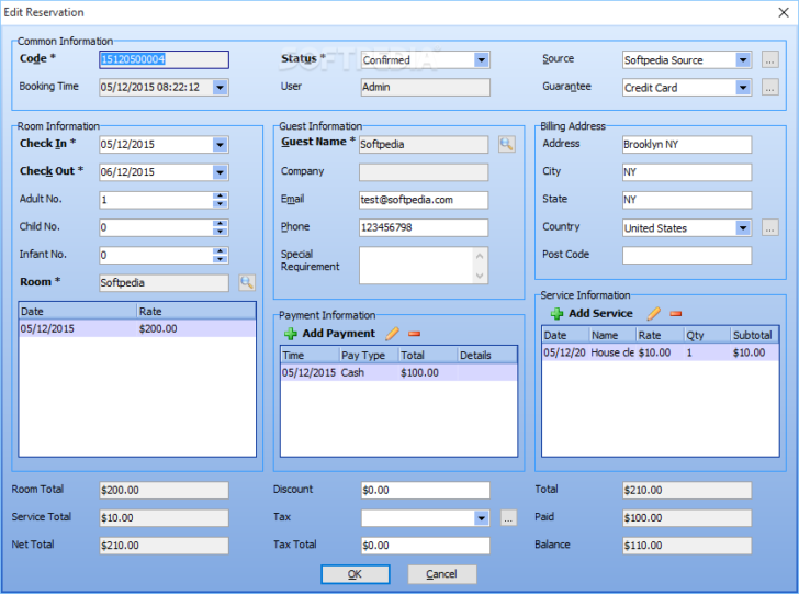 ER Diagram For Hotel Management System