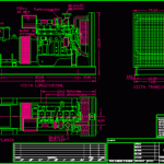 Electrical Generator DWG Block For AutoCAD Designs CAD