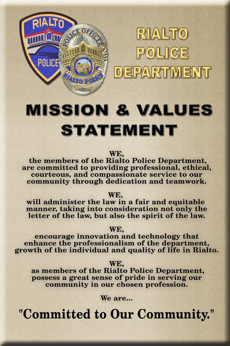 Ethics Mission Statements Core Values Vision Statements 