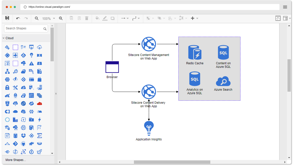 Free Azure Diagram Tool