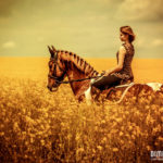 Girls Riding Horse In Beautiful Meadow 54ka Photo Blog