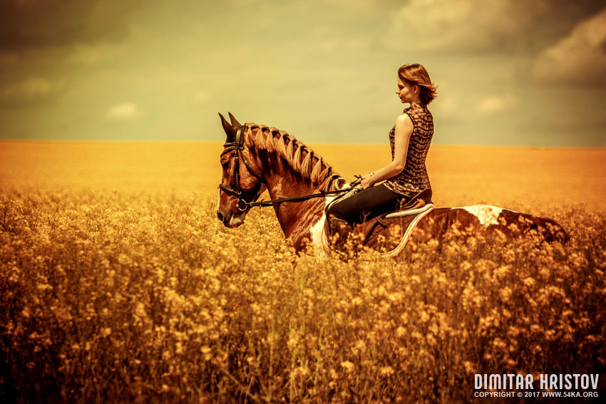 Girls Riding Horse In Beautiful Meadow 54ka photo Blog 