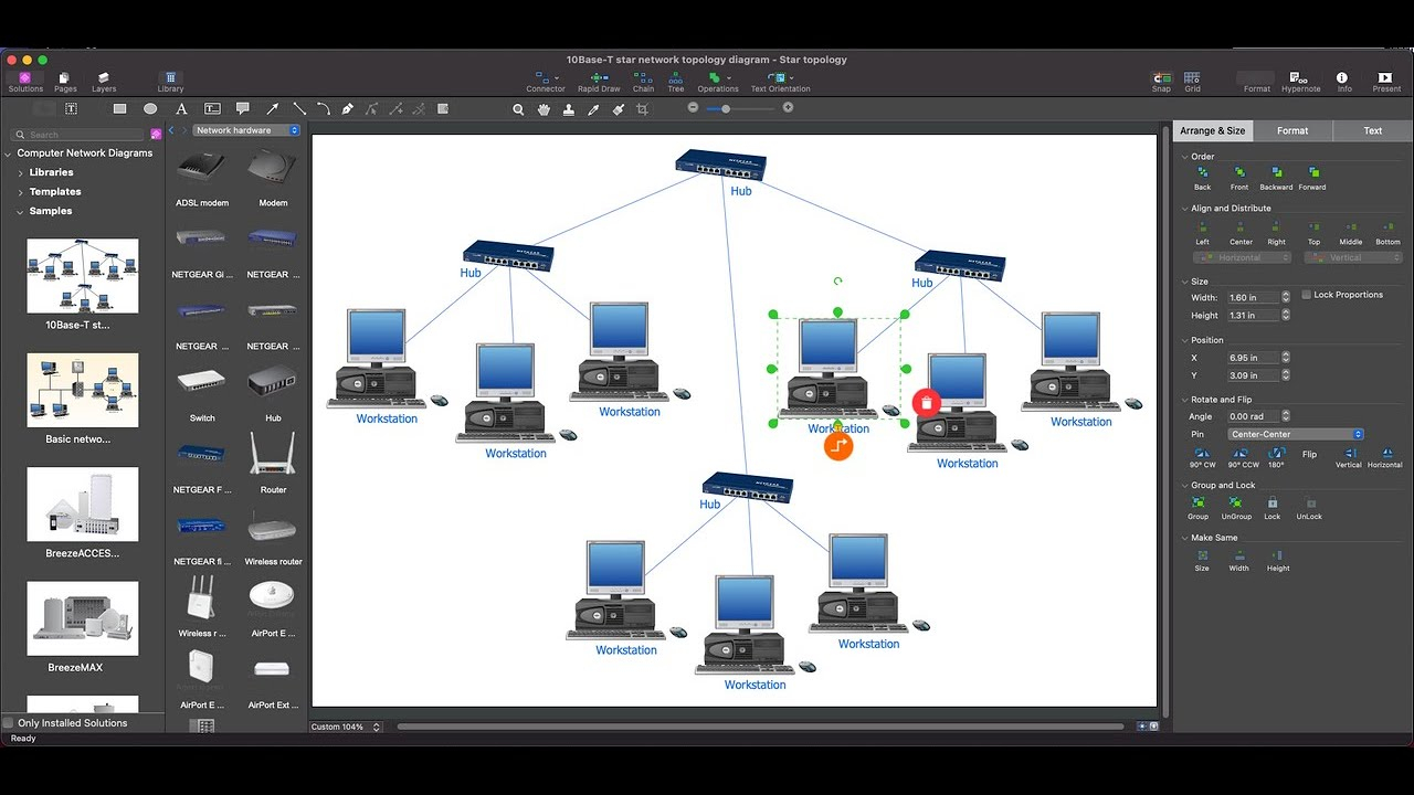 How To Create Network Topology Diagram YouTube