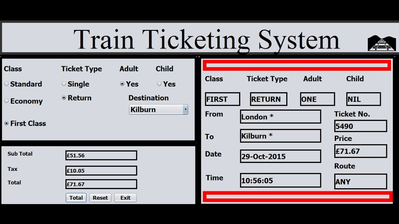 How To Create Train Ticketing System In Java NetBeans 
