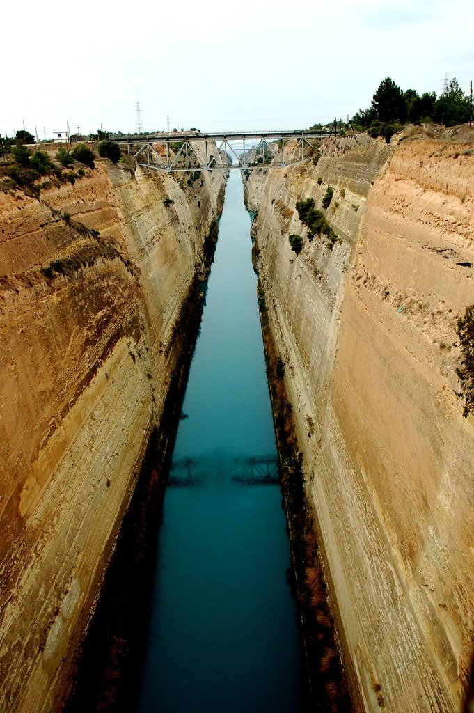 Isthmus Of Corinth The Isthmus Of Corinth Is The Narrow 