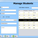 JAVA Student Information System Project In Java Using