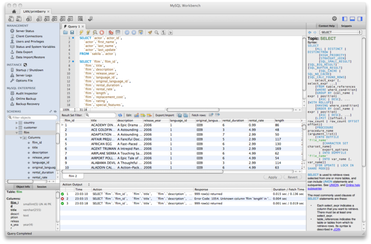 Mysql Workbench ER Diagram