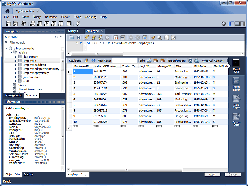 MySQL MySQL Workbench Manual 10 2 1 A Visual Guide 