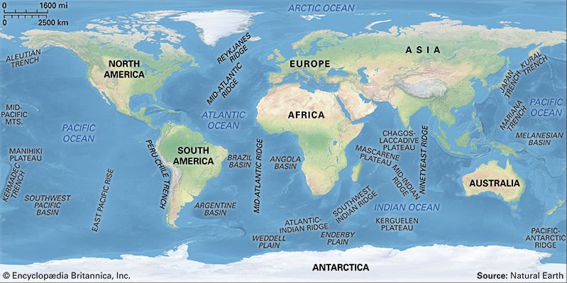 Ocean Basin Earth Feature Britannica