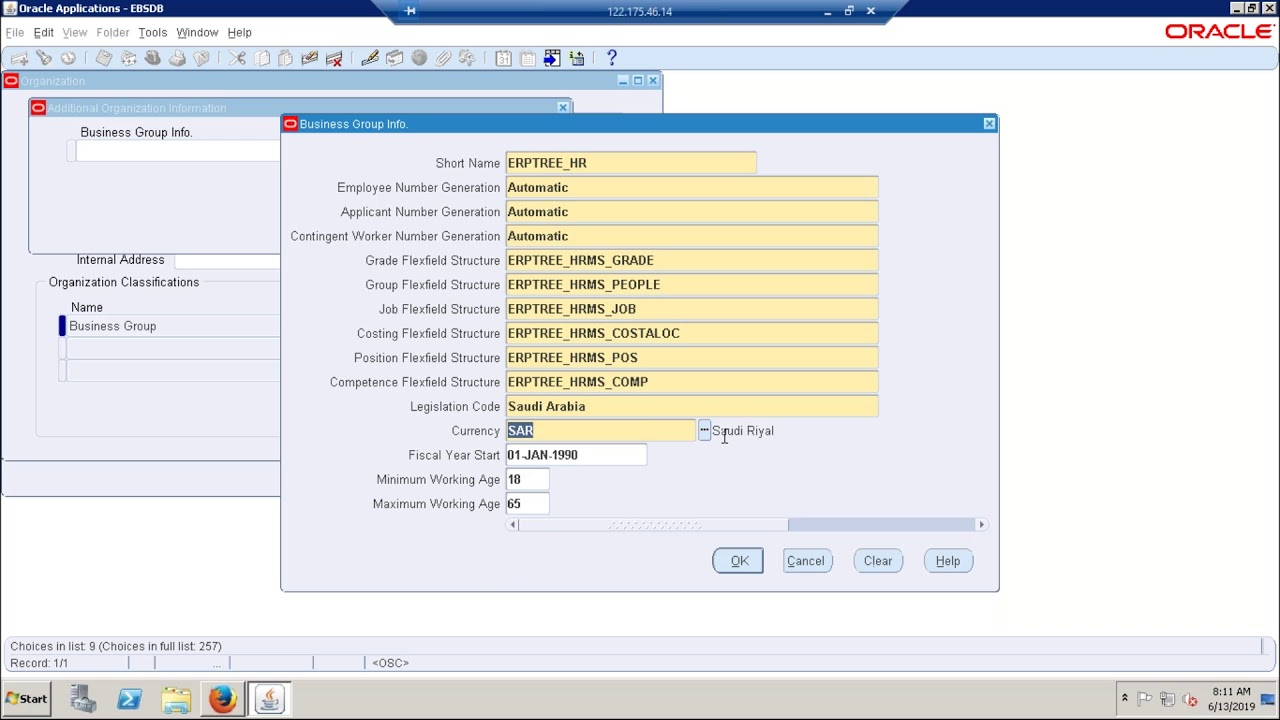 Oracle EBS R12 HRMS Training 4th Session YouTube