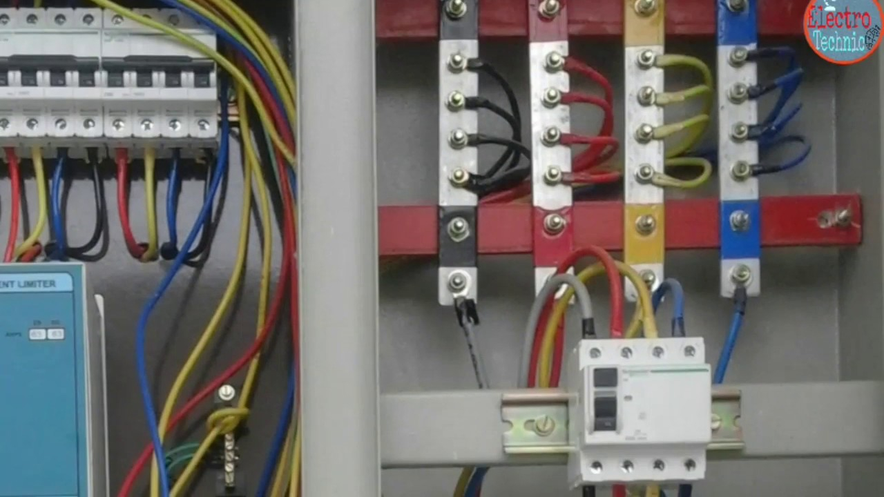 PANEL OF THREE PHASE METER CONNECTIN IN HINDI Hindi Urdu 