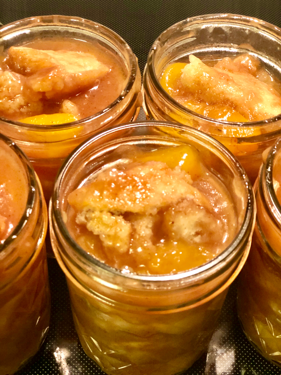 Peach Cobbler In A Jar Market Wagon Online Farmers 