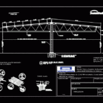 Photovoltaic Shelter In AutoCAD CAD Download 664 1 KB