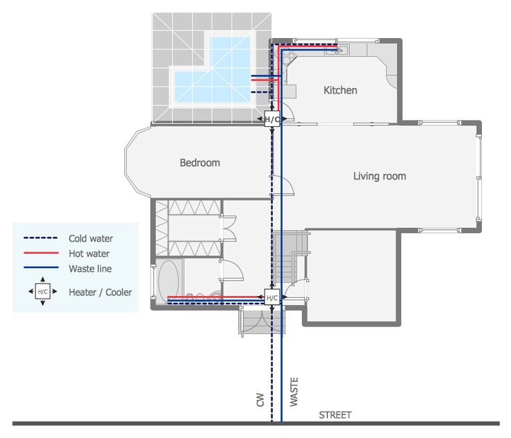 Plumbing Plans Example Plumbing Layout Plan Residential 