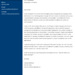 Project Manager Cover Letter Examples For Project