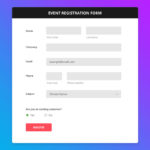 Registration Form Web Design Free Download Css With Code