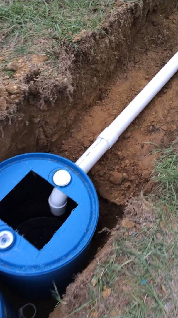 Simple DIY 3 Barrel Septic System Diy Septic System 