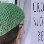 Slouchy Beanie Crochet Pattern Hat Tutorial YouTube