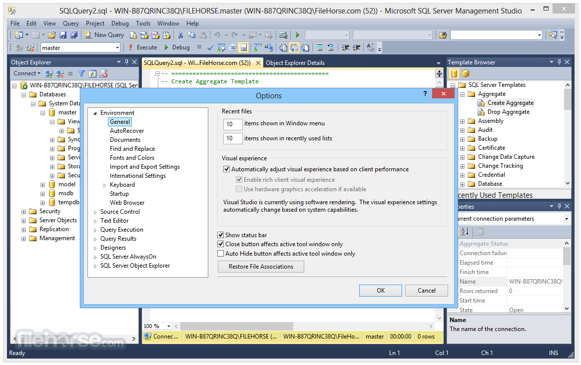 SQL Server 2012 Management Studio Express Download For PC