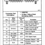 Stereo Wiring Diagram Chevy Silverado 2000 In 2020 Chevy