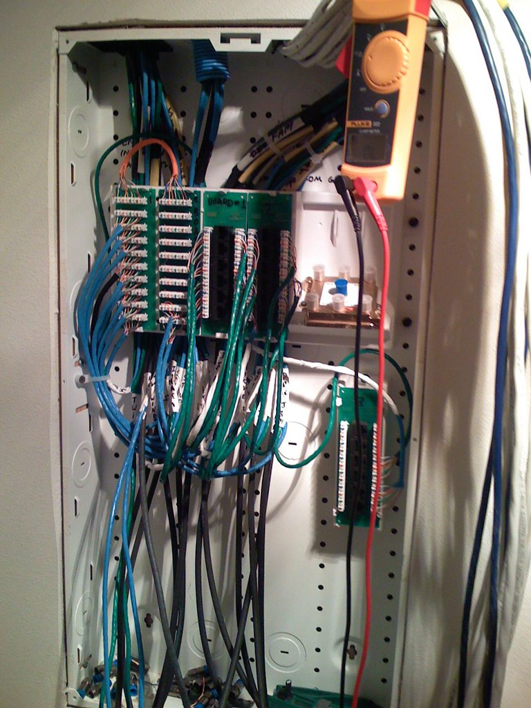 Structured Wiring Panel This Is Where All The Low 
