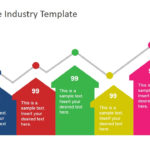 Combined Line Chart With House Theme Bar Chart SlideModel