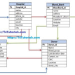 Database ER Design Of Blood Bank Project T4Tutorials