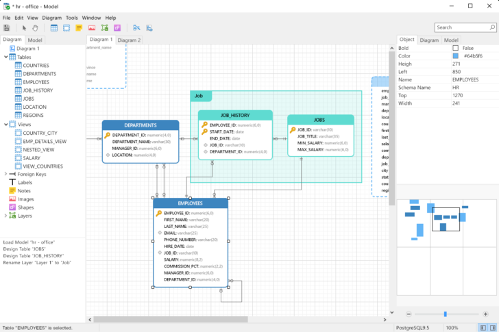 Generate ER Diagram From Postgres Database