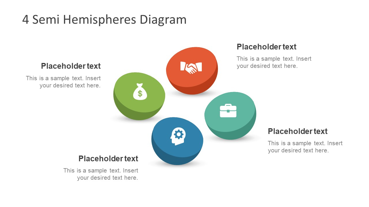 Half Circle Semi Hemisphere Diagram PPT SlideModel